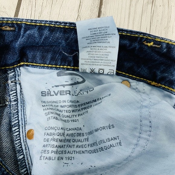 Womens Silver Jeans SUKI Surplus Denim Boot Cut Size W 29 L 32 - Picture 8 of 9